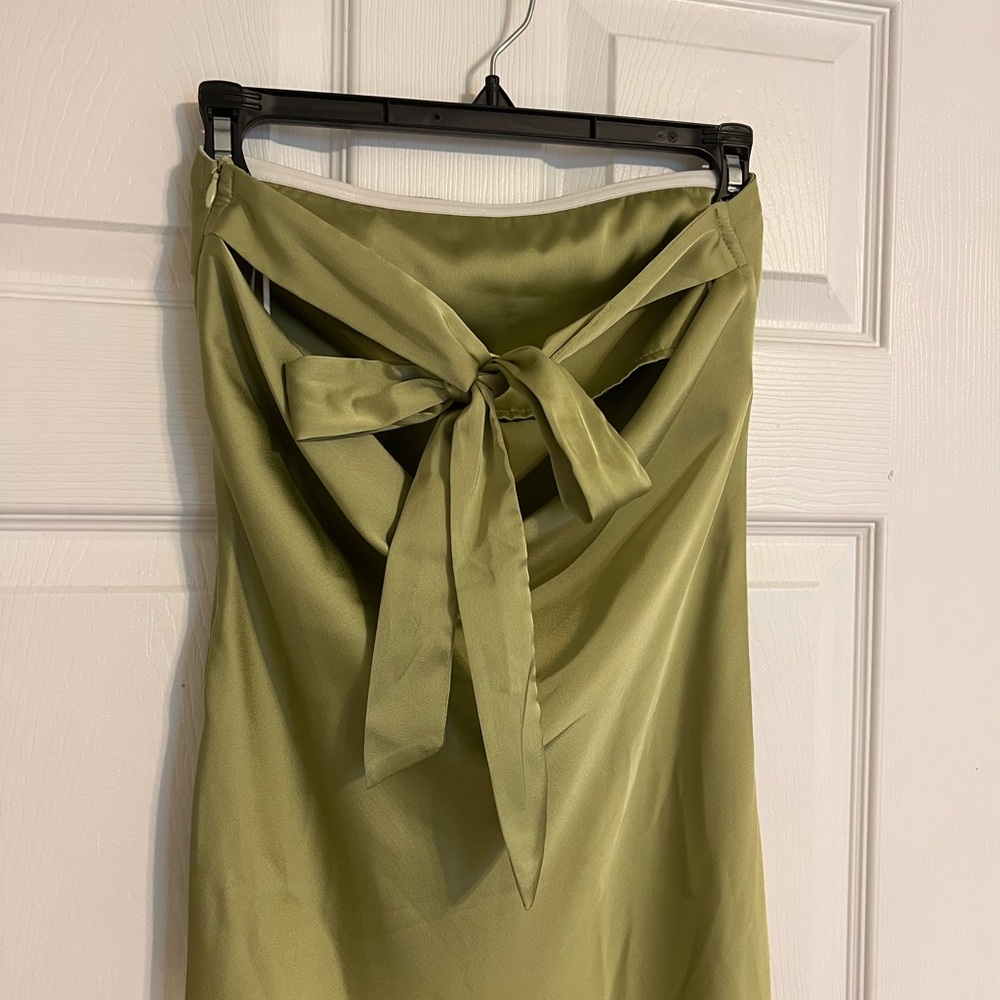 Princess Polly Green Strapless Dress - Picture 4 of 5